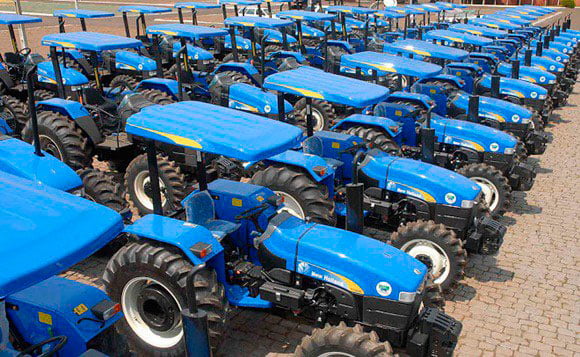 Ventas de tractores nuevos crece 25,2 %