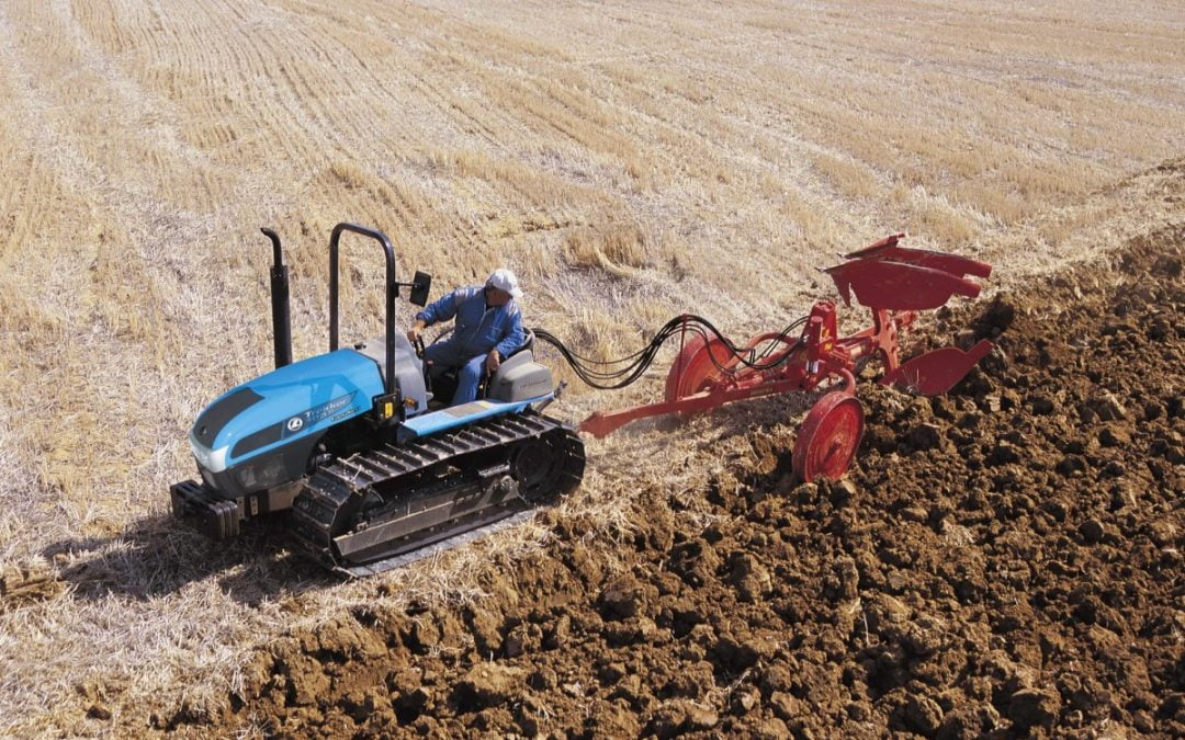 Tractores de cadena en la agricultura
