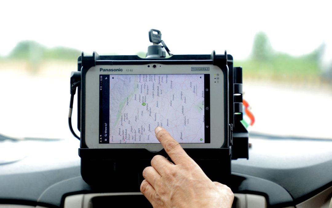 tractor con GPS